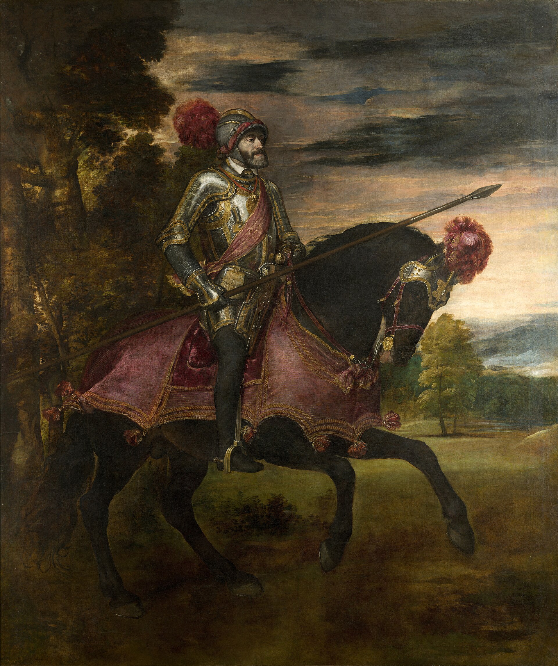 Titian&rsquo;s equestrian portrait of Charles V in armour