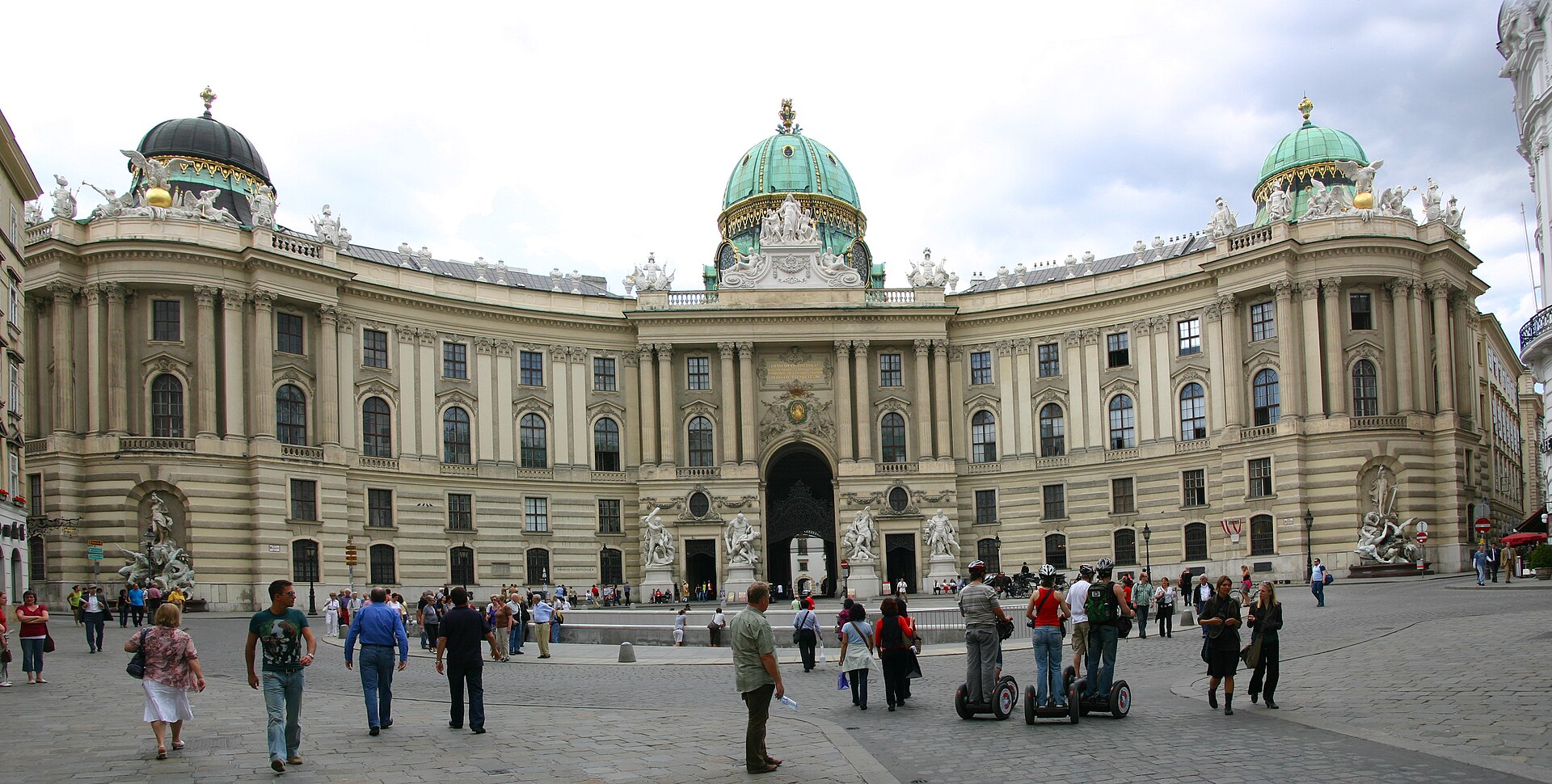 The Hofburg palace in Vienna